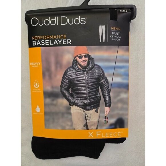 Mens Cuddl Duds Heavyweight X Fleece Performance Base Layer Thermal Pants XXL - Picture 2 of 10